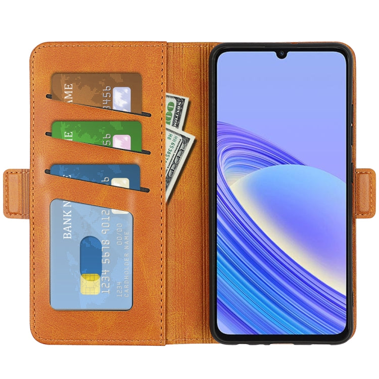 For TCL 40 SE Dual-side Magnetic Buckle Leather Phone Case