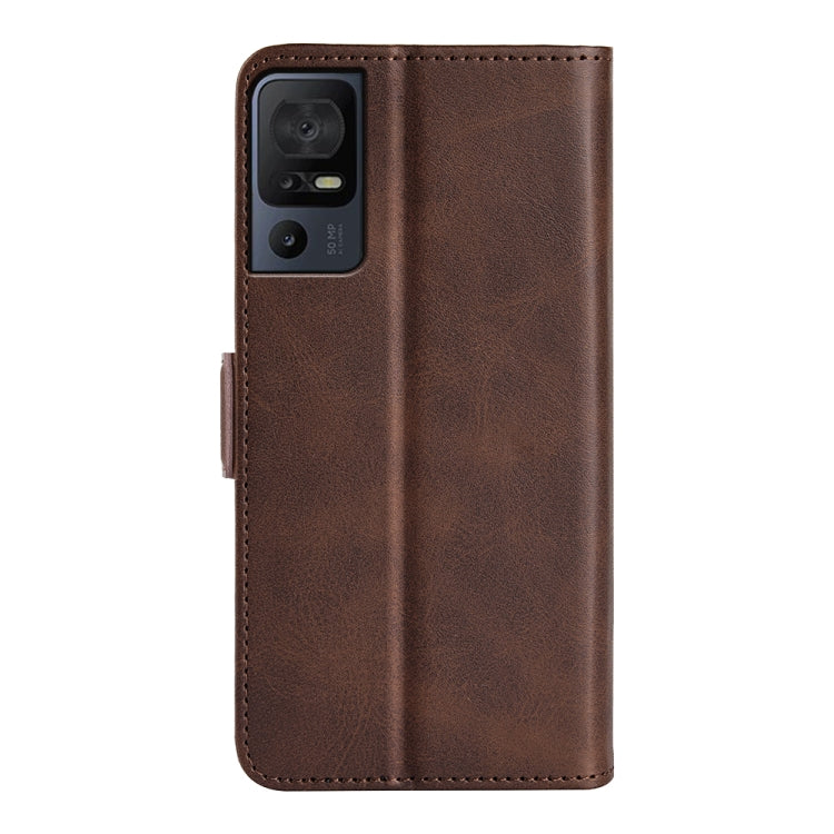 For TCL 40 SE Dual-side Magnetic Buckle Leather Phone Case