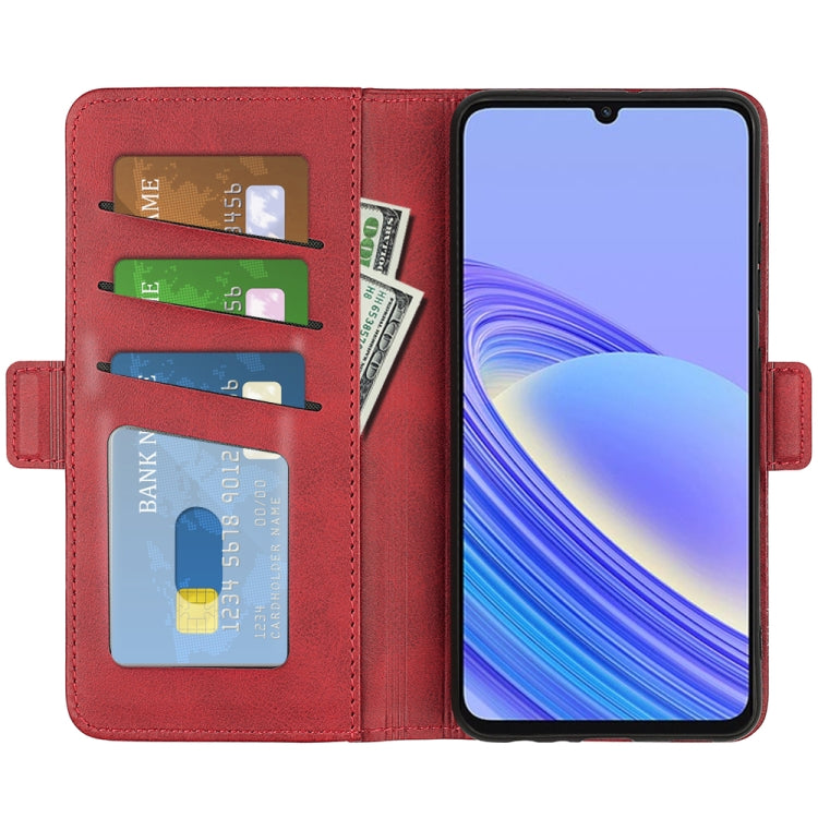 For TCL 40 SE Dual-side Magnetic Buckle Leather Phone Case