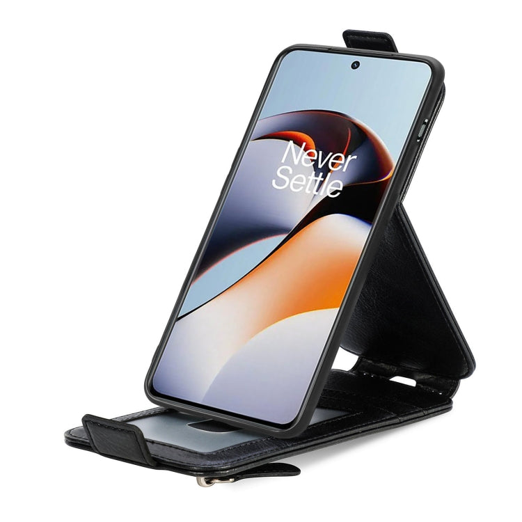 For OnePlus Ace 2 Zipper Wallet Vertical Flip Leather Phone Case