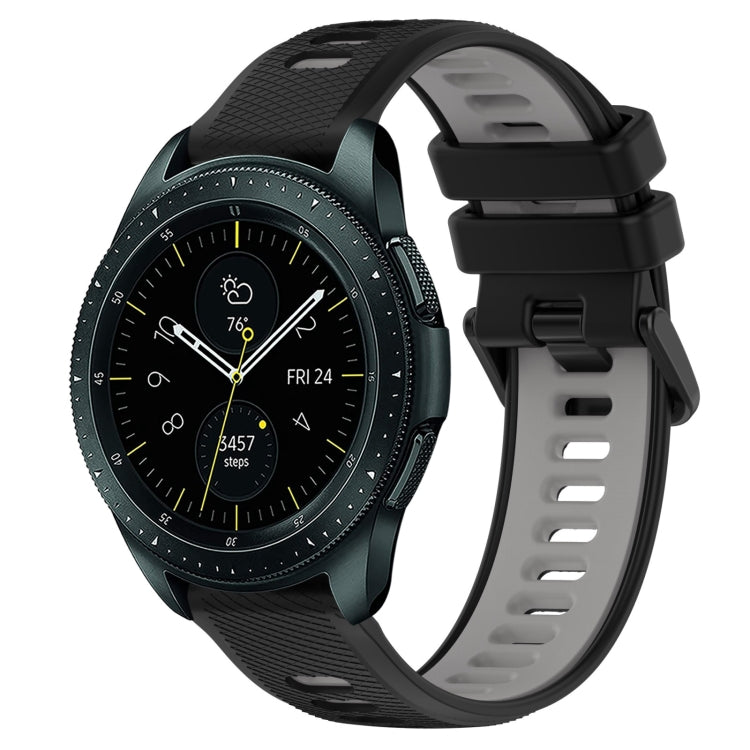 For Samsung Galaxy Watch 42mm 20mm Sports Two-Color Silicone Watch Band