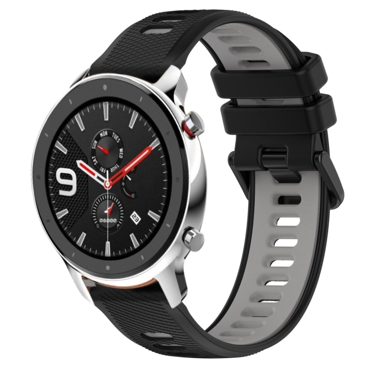 For Amazfit GTR 4 Pro 22MM Sports Two-Color Silicone Watch Band