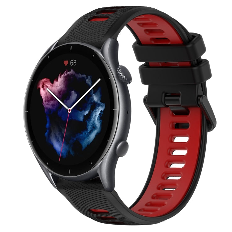 For Amazfit GTR 3 Pro 22MM Sports Two-Color Silicone Watch Band