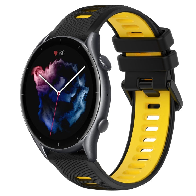 For Amazfit GTR 3 Pro 22MM Sports Two-Color Silicone Watch Band