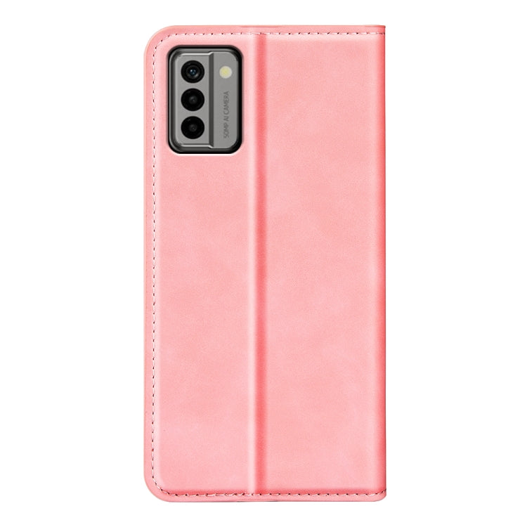For Nokia G22 Retro-skin Magnetic Suction Leather Phone Case