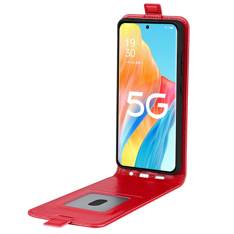 For OPPO A1 Pro 5G / Reno8 T 5G R64 Texture Single Vertical Flip Leather Phone Case