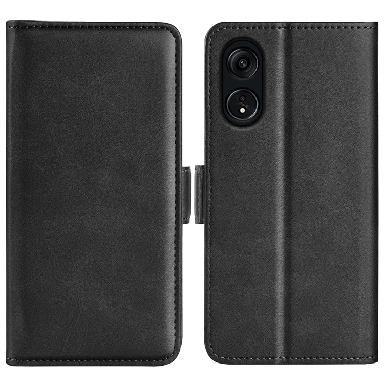 For OPPO A1 Pro 5G / Reno8 T 5G Dual-side Magnetic Buckle Leather Phone Case
