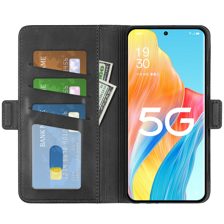 For OPPO A1 Pro 5G / Reno8 T 5G Dual-side Magnetic Buckle Leather Phone Case