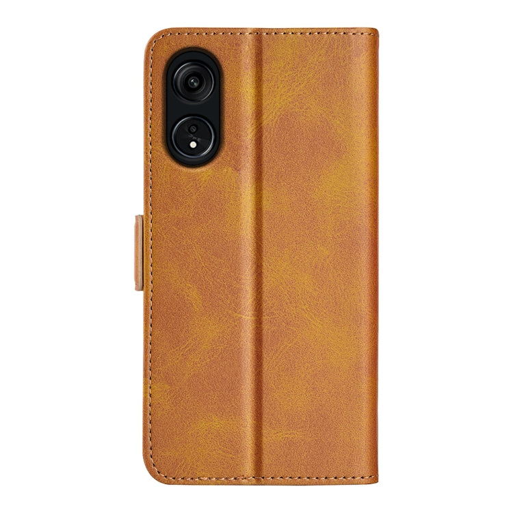 For OPPO A1 Pro 5G / Reno8 T 5G Dual-side Magnetic Buckle Leather Phone Case