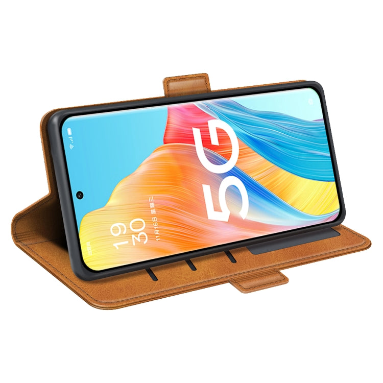 For OPPO A1 Pro 5G / Reno8 T 5G Dual-side Magnetic Buckle Leather Phone Case