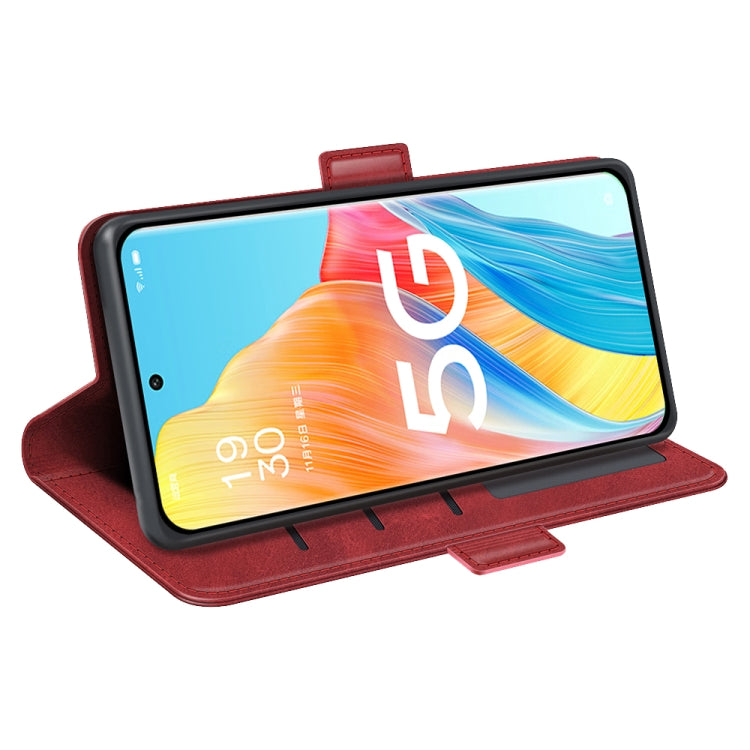 For OPPO A1 Pro 5G / Reno8 T 5G Dual-side Magnetic Buckle Leather Phone Case