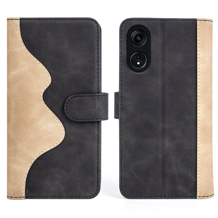 For OPPO A1 Pro 5G / Reno8 T 5G Stitching Horizontal Flip Leather Phone Case