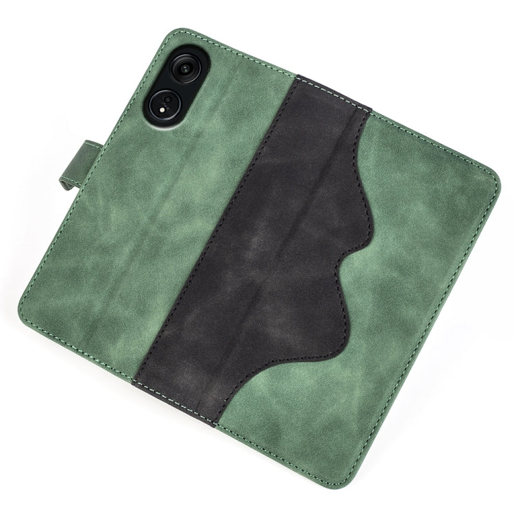 For OPPO A1 Pro 5G / Reno8 T 5G Stitching Horizontal Flip Leather Phone Case