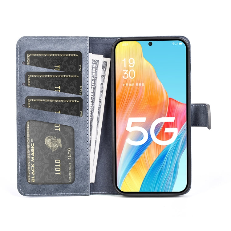 For OPPO A1 Pro 5G / Reno8 T 5G Stitching Horizontal Flip Leather Phone Case