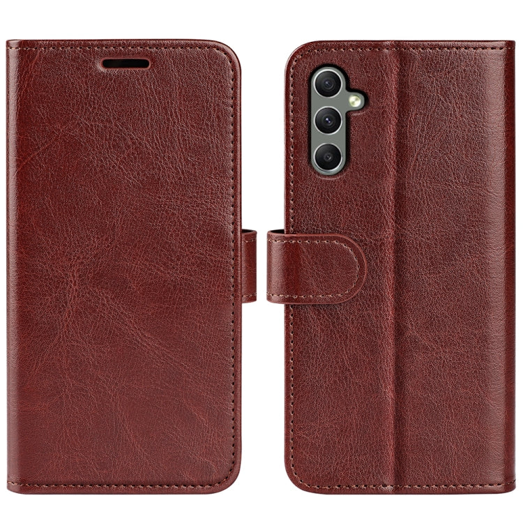 For Realme C35 R64 Texture Horizontal Flip Leather Phone Case