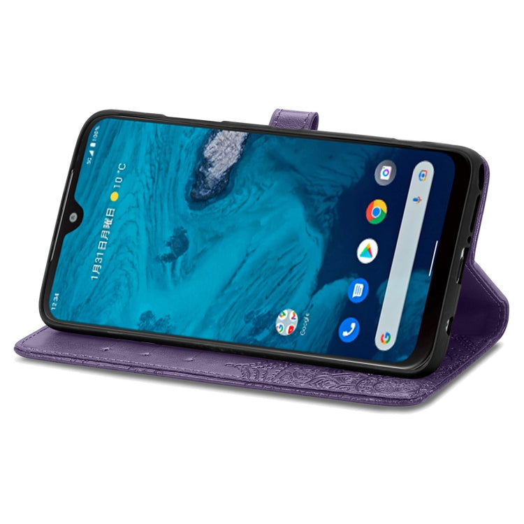 For Kyocera Android One S10 Mandala Flower Embossed Leather Phone Case