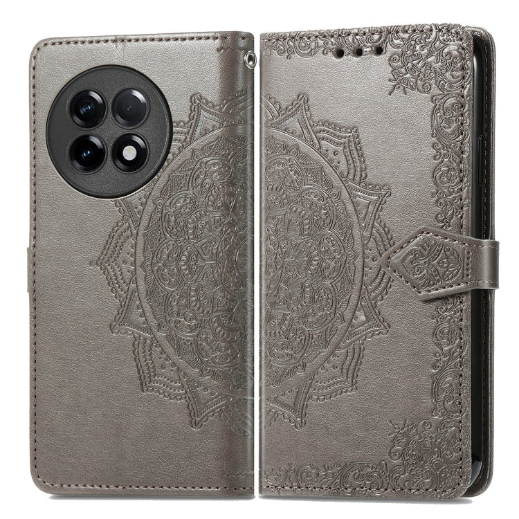 For OnePlus Ace 2 Mandala Flower Embossed Leather Phone Case