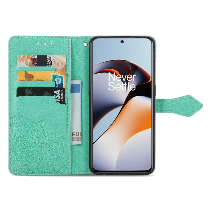 For OnePlus Ace 2 Mandala Flower Embossed Leather Phone Case