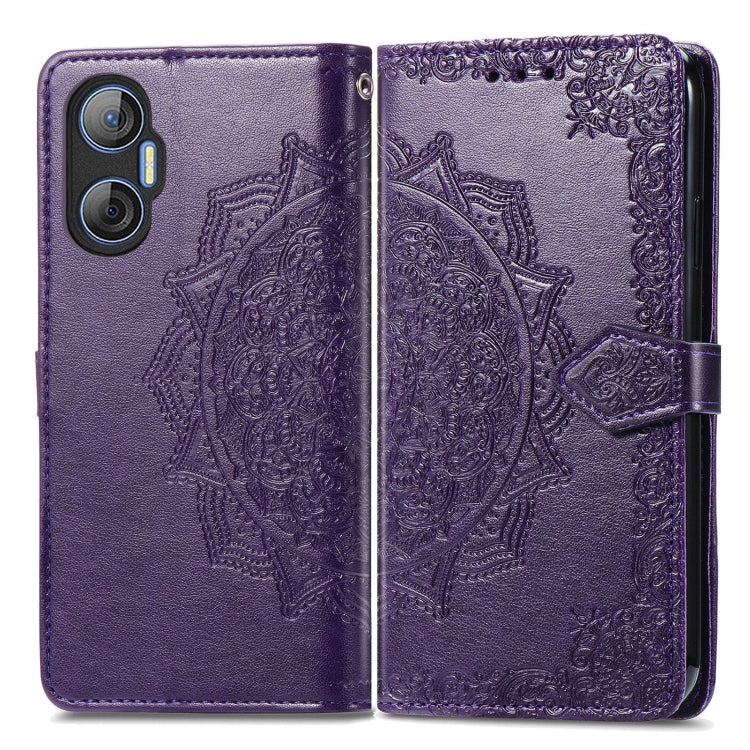 For Tecno Pova Neo 5G Mandala Flower Embossed Leather Phone Case