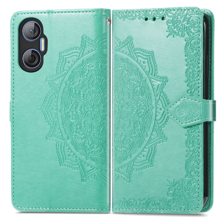 For Tecno Pova Neo 5G Mandala Flower Embossed Leather Phone Case