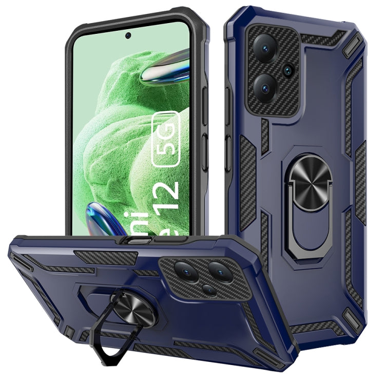 For Redmi Redmi Note 12 5G Global/Poco X5 Warship Armor 2 in 1 Shockproof Phone Case