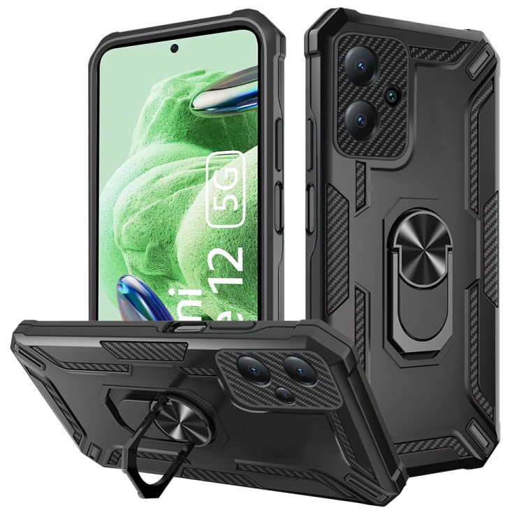 For Redmi Redmi Note 12 5G Global/Poco X5 Warship Armor 2 in 1 Shockproof Phone Case