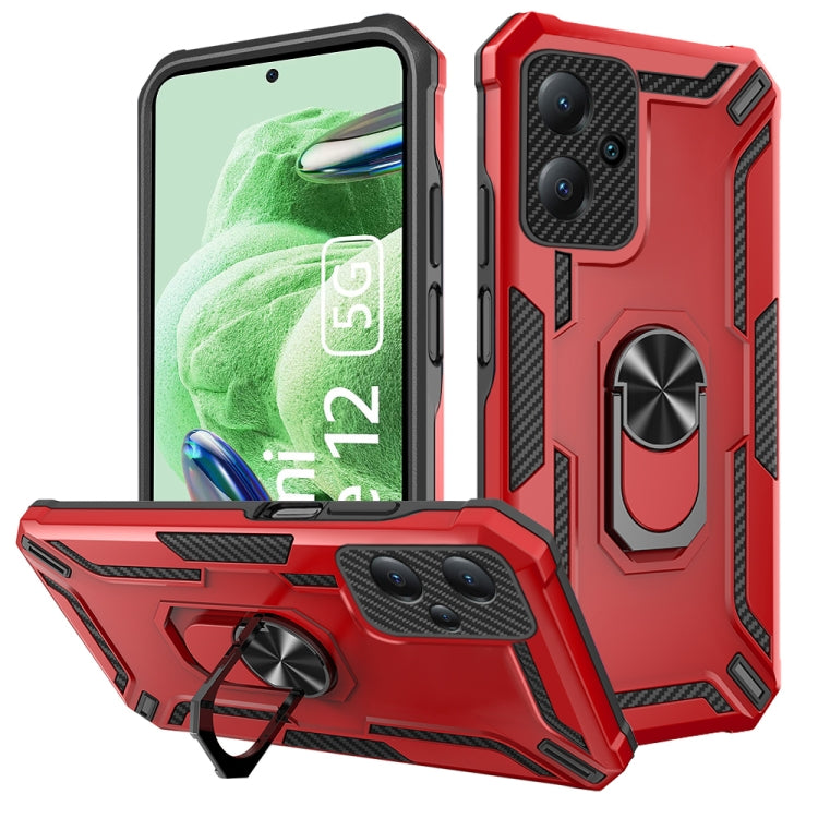 For Redmi Redmi Note 12 5G Global/Poco X5 Warship Armor 2 in 1 Shockproof Phone Case