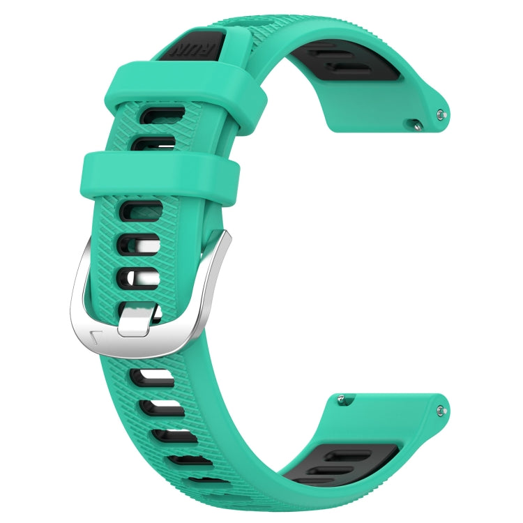 For Samsung Galaxy Watch5 40mm 20mm Sports Two-Color Steel Buckle Silicone Watch Band