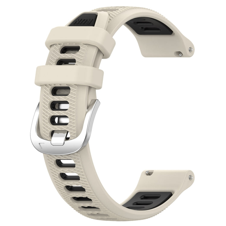 For Samsung Galaxy Watch4 40mm 20mm Sports Two-Color Steel Buckle Silicone Watch Band