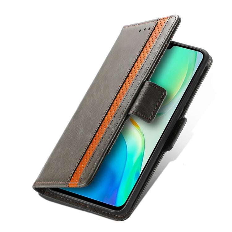 For vivo S15e CaseNeo Splicing Dual Magnetic Buckle Leather Phone Case