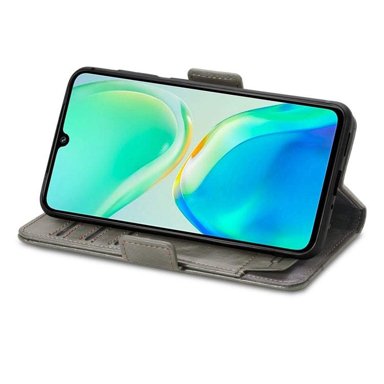 For vivo S15e CaseNeo Splicing Dual Magnetic Buckle Leather Phone Case