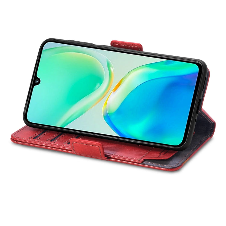 For vivo S15e CaseNeo Splicing Dual Magnetic Buckle Leather Phone Case