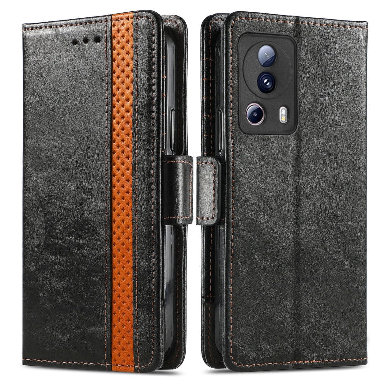 For Xiaomi 13 Lite CaseNeo Splicing Dual Magnetic Buckle Leather Phone Case