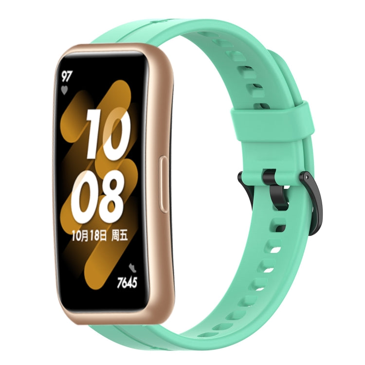 For Huawei Band 7 Solid Color Silicone Watch Band
