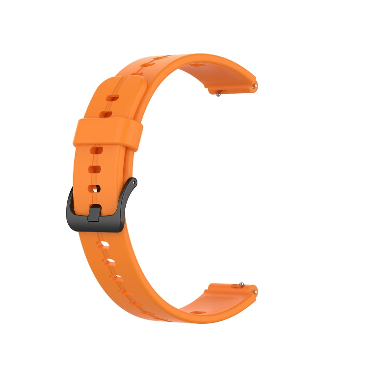 For Huawei Band 6 Solid Color Silicone Watch Band