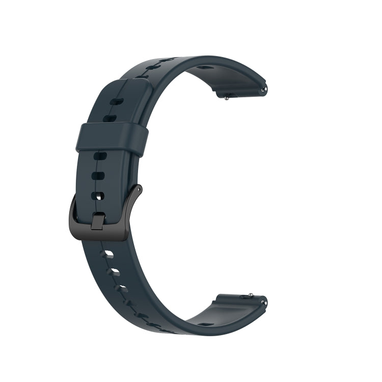 For Huawei Band 6 Solid Color Silicone Watch Band