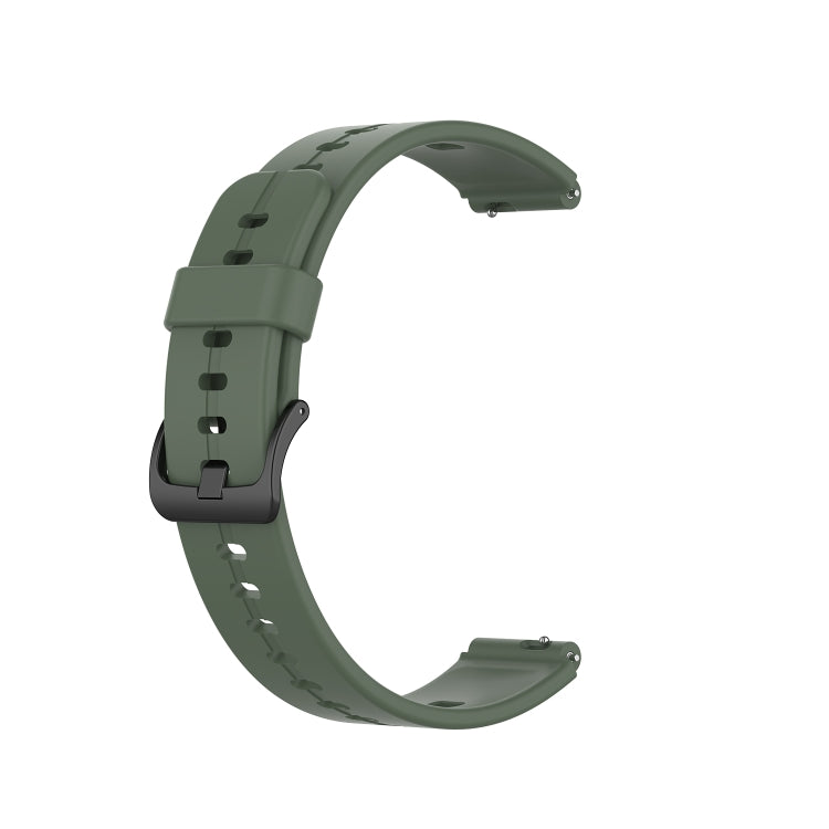 For Huawei Band 3 Solid Color Silicone Watch Band