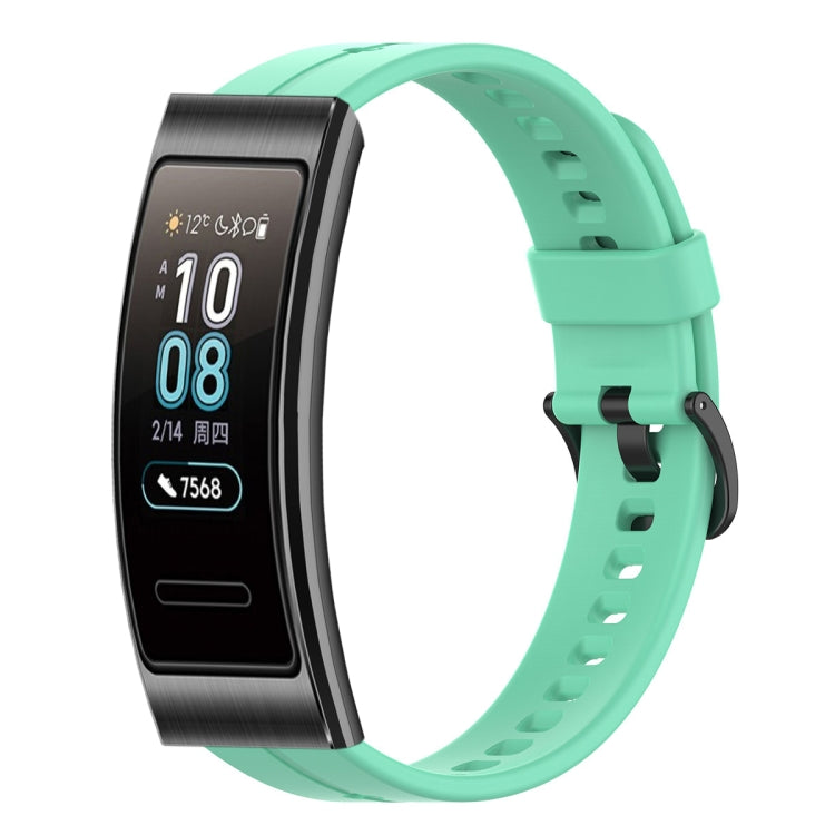 For Huawei Band 3 Solid Color Silicone Watch Band