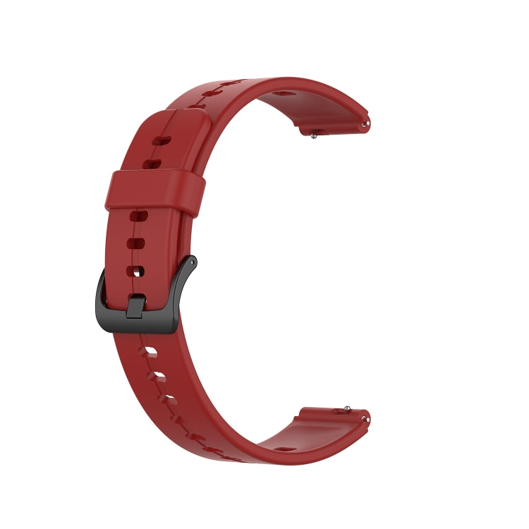 For Huawei Band 3 Solid Color Silicone Watch Band