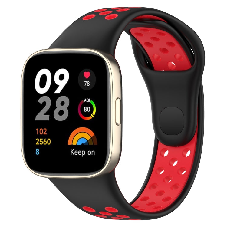 For Redmi Watch 3 Sports Two-Color Silicone Watch Band