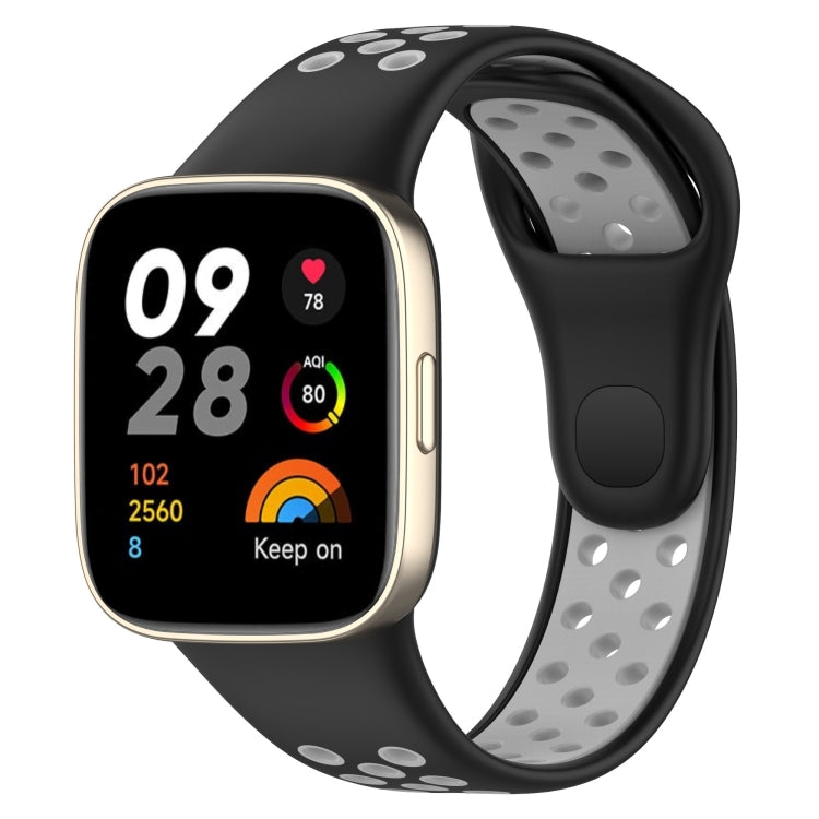 For Redmi Watch 3 Sports Two-Color Silicone Watch Band