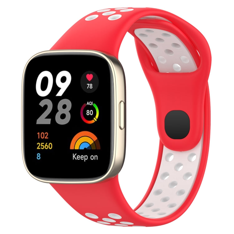For Redmi Watch 3 Sports Two-Color Silicone Watch Band