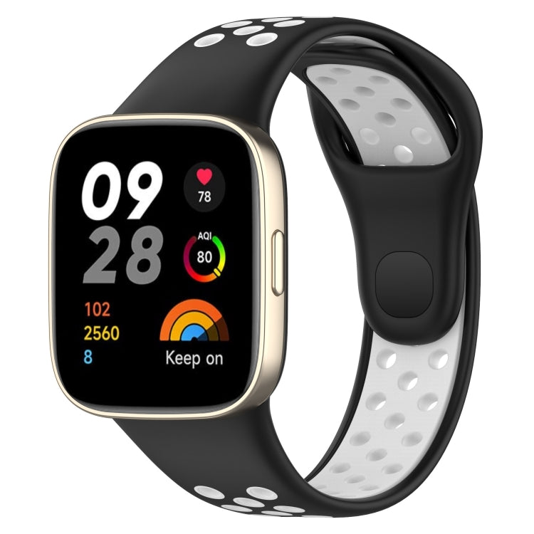 For Redmi Watch 3 Lite Sports Two-Color Silicone Watch Band