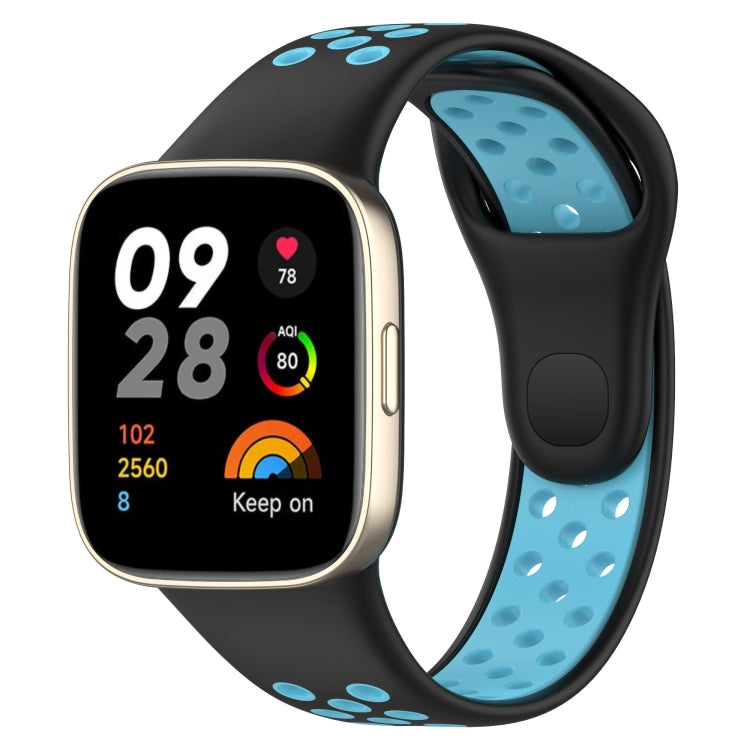 For Redmi Watch 3 Lite Sports Two-Color Silicone Watch Band
