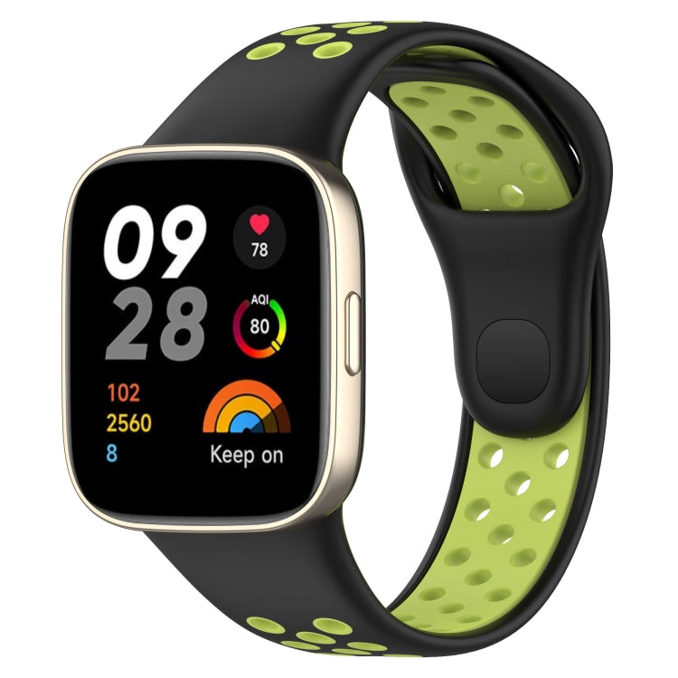 For Redmi Watch 3 Lite Sports Two-Color Silicone Watch Band