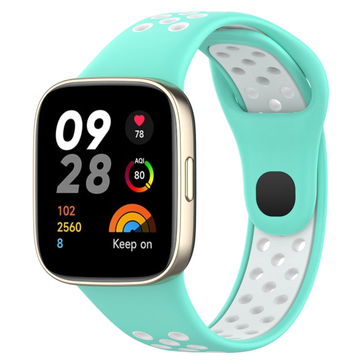For Redmi Watch 3 Lite Sports Two-Color Silicone Watch Band