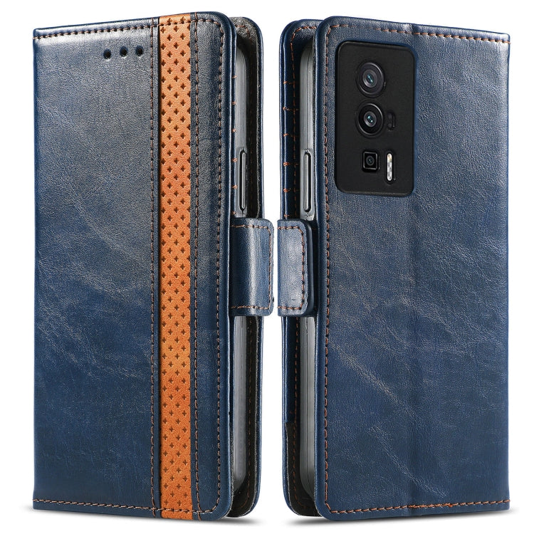 For Xiaomi Redmi K60 Pro CaseNeo Splicing Dual Magnetic Buckle Leather Phone Case