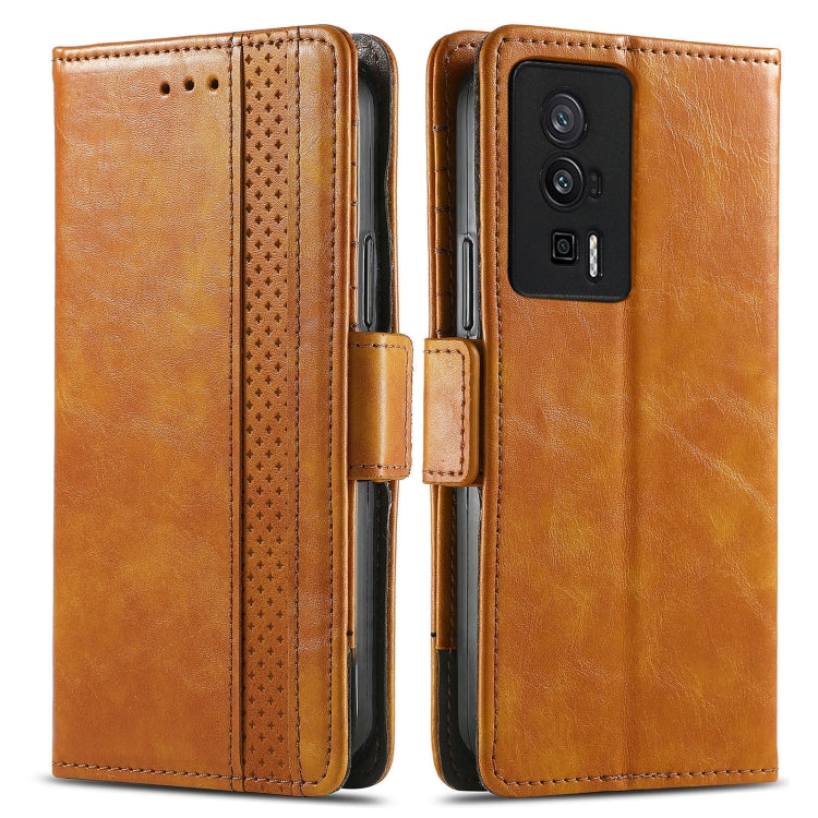 For Xiaomi Redmi K60 Pro CaseNeo Splicing Dual Magnetic Buckle Leather Phone Case