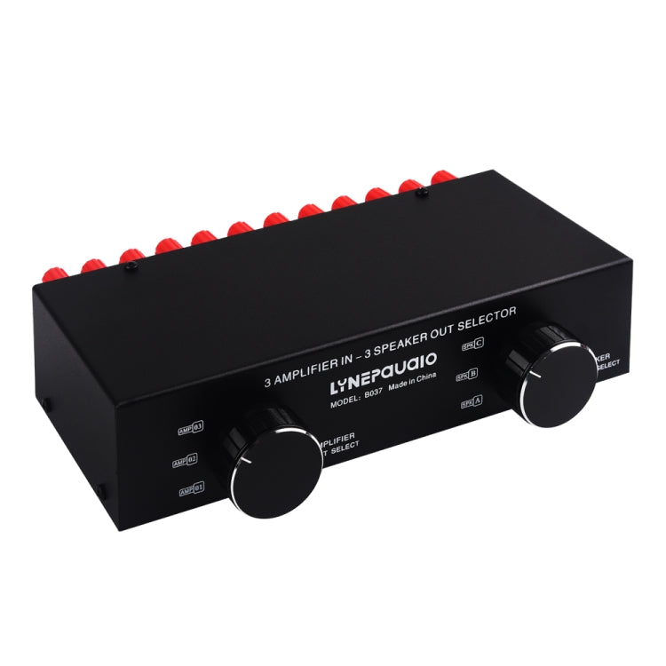 B037 3 Input 3 Output Power Amplifier And Speaker Switcher Speaker Switch Splitter Comparator 300W Per Channel Without Loss Of Sound Quality
