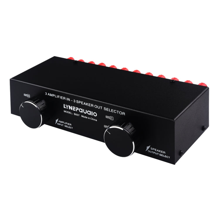B037 3 Input 3 Output Power Amplifier And Speaker Switcher Speaker Switch Splitter Comparator 300W Per Channel Without Loss Of Sound Quality